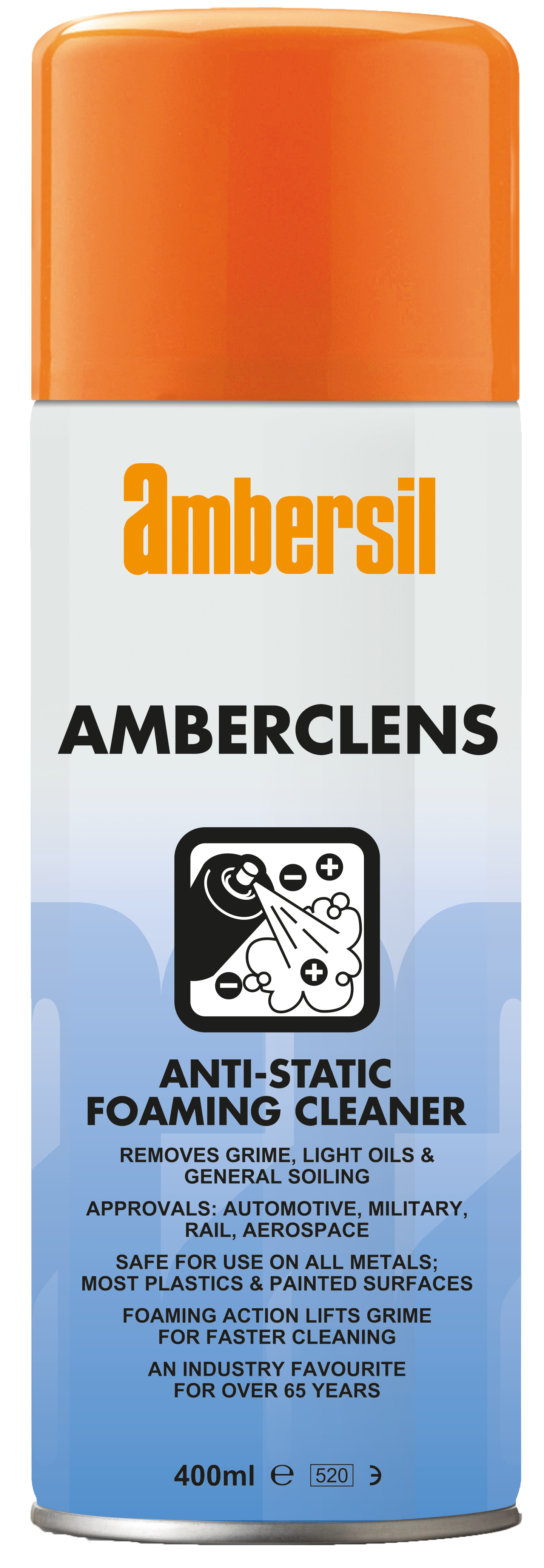 Amberclens 400ML Antistatic Foam Cleaner 31592