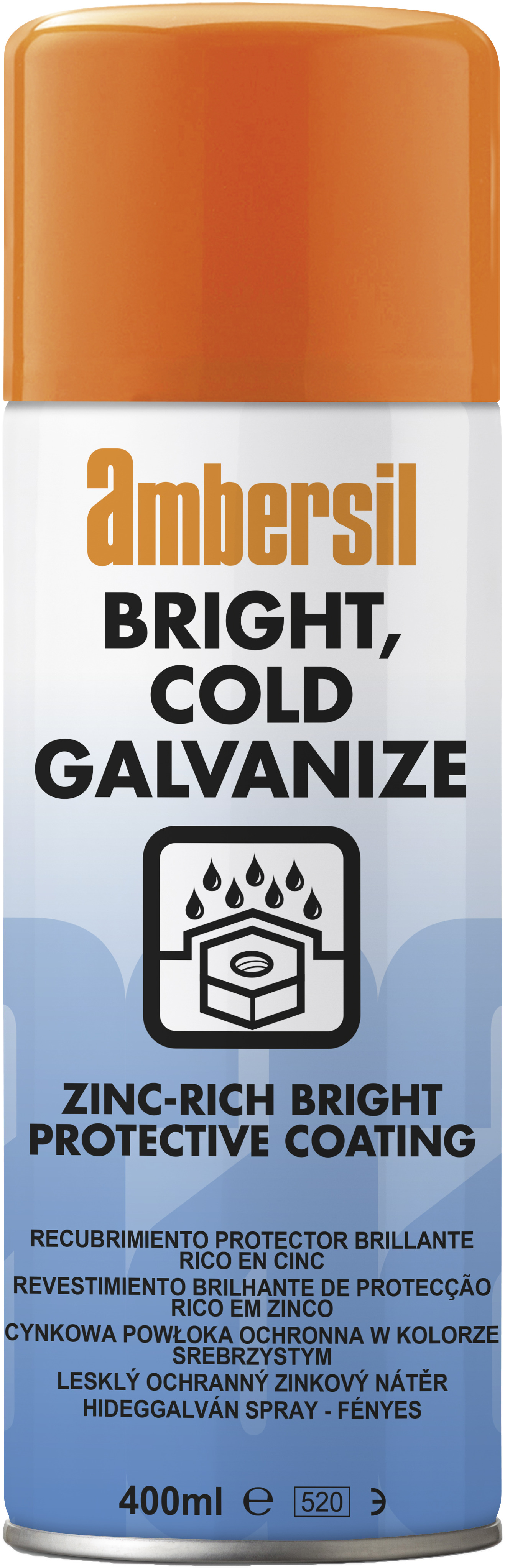 BRIGHT GOLD GALVANISE SPRAY 400 ML 30292