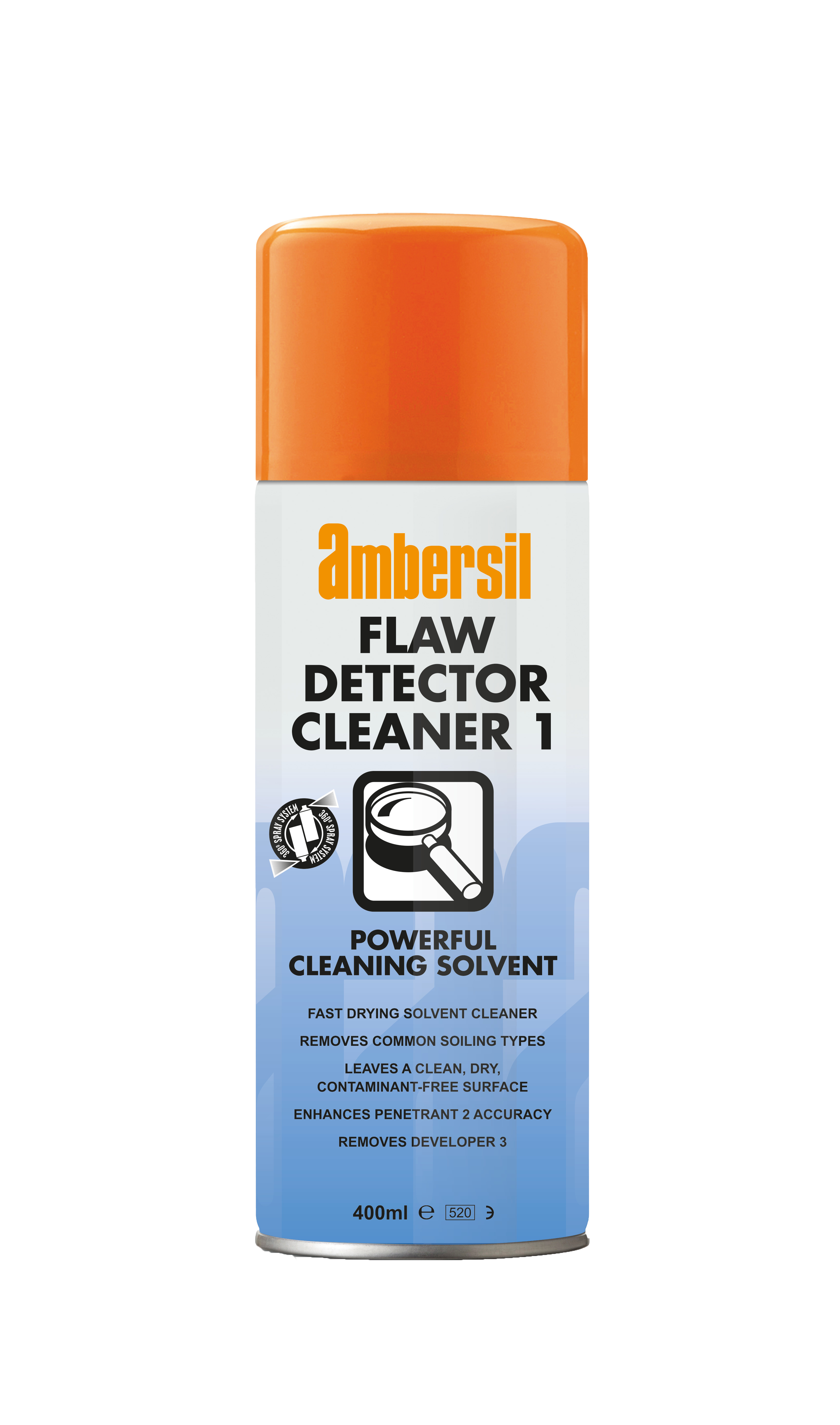 Ambersil Flaw Detector Cleaner/1 400ML 30288