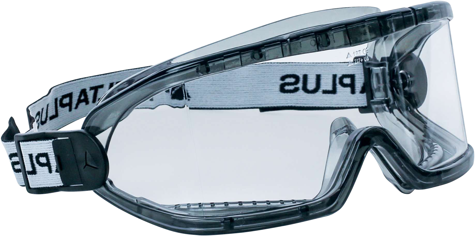 Goggle Soft frame Single Lens Antifog Clear, Smoke 4-Vent Galeras