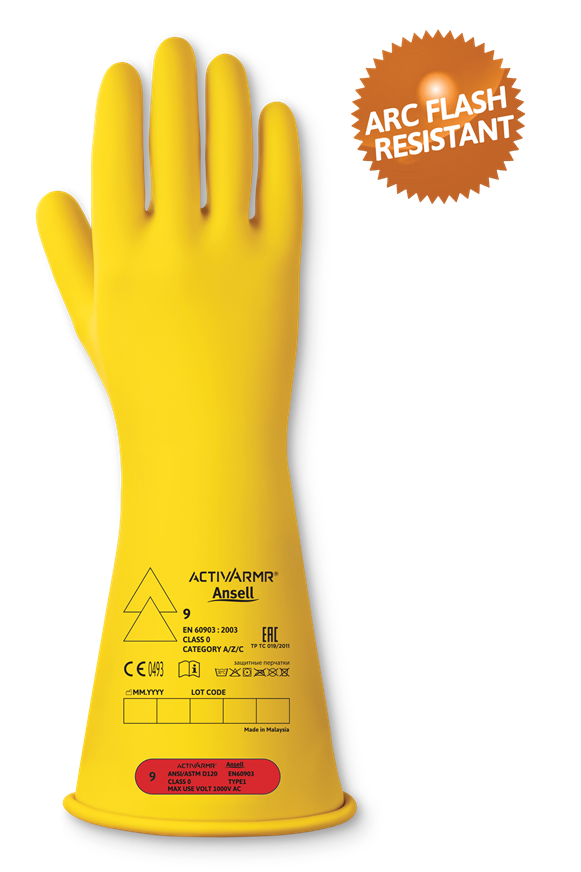 ANSELL ELECTRICAL PROTECTION GLOVE | ACTIVARMR CLASS 0