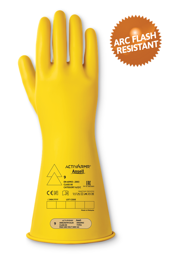 ANSELL ELECTRICAL PROTECTION GLOVE | ACTIVARMR CLASS00