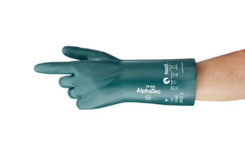 ANSELL ESD NITRILE GLOVE | ALPHATEC 58 -001