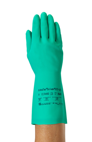 ANSELL CHEMICAL RESISTANT GLOVE | ALPHATEC SOLVEX 37-675