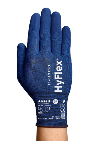 ANSELL ESD MULTI PURPOSE GLOVE | HYFLEX 11 - 819